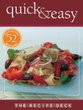 Cover of The Recipe Deck: Quick and Easy